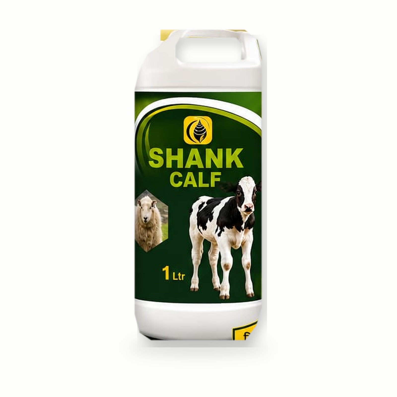 संपूर्ण पॅक दिसणारा SHANK Calf वासरांसाठी ग्रोथ प्रमोटर कॅन